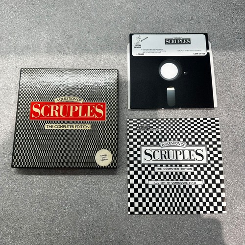 Scruples commodore c64 game - commodore,