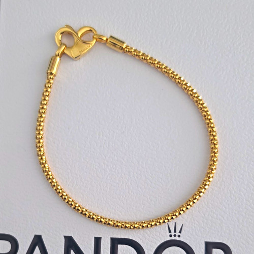 Pandora gold snake - snake, chain