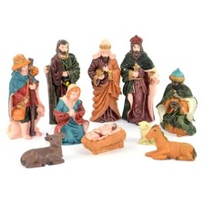Small/Large Handmade Nativity