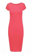LADIES WOMANS CAP SLEEVE MIDI