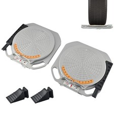 2x Wheel Alignment Turntable