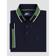 Mish Mash 2961 Oslo Polo T-shirt Navy/Green