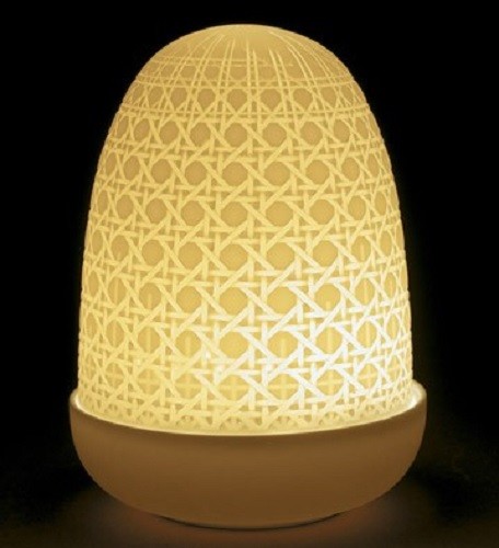 Lladro porcelain wicker dome - wicker,