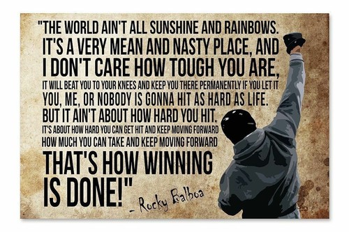 Rocky quote boxing - rocky, movie