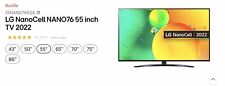 LG 55NANO766QA 55 Inch LED 4K Ultra HD Smart TV Bluetooth WiFi