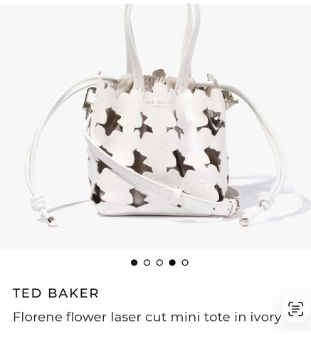 White leather ted - white,
