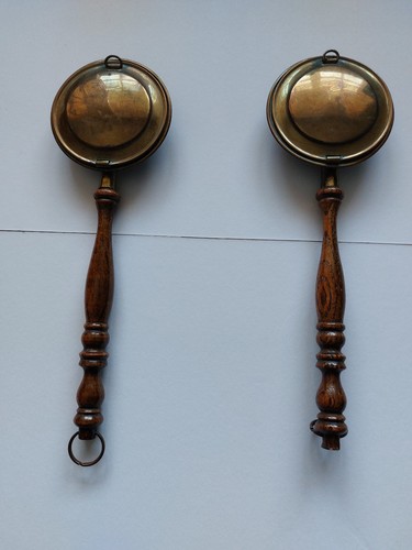 Antique bed warming pan - 2,