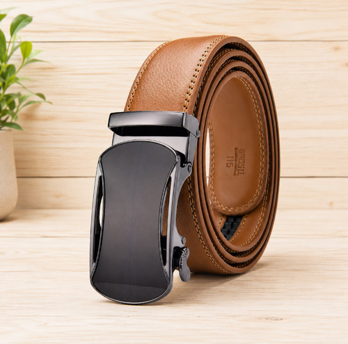Mens italian leather belt - leather,