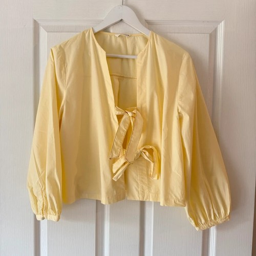 Zara tie front blouse top - tie,