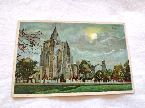 Postcard crowland abbey - postcard, "crowland
