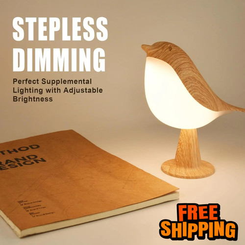 Small bird desk lamp touch - bird,