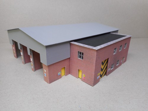 Gauge locomotive shed model - gauge,