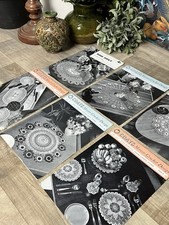 6 Vintage COATS Mercer Crochet