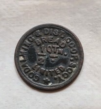 Godalming Co op token  ½ QTn