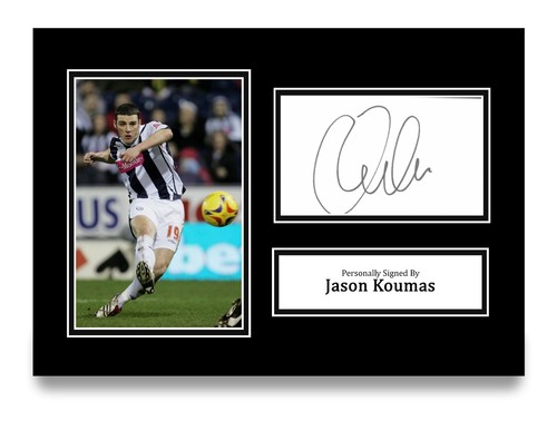 Jason koumas signed photo - koumas,