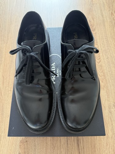 Prada men black leather - prada,