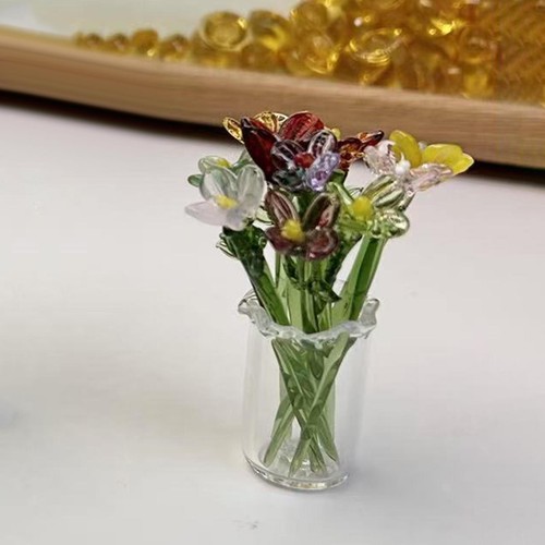 Small glass vase decor art - vase,