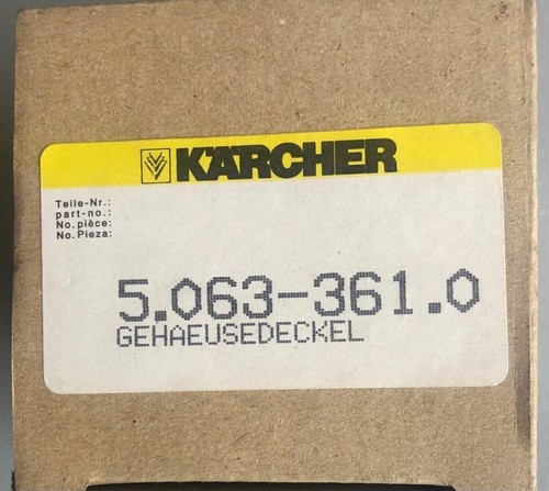 Karcher shark cylinder - karcher,
