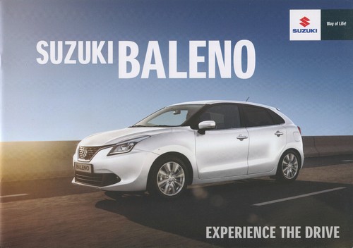 Car brochure suzuki baleno - -,