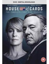 HOUSE OF CARDS COMPLETE SEASON 1-5 DVD Series 1 2 3 4 5 BOX Set New - UK Seller