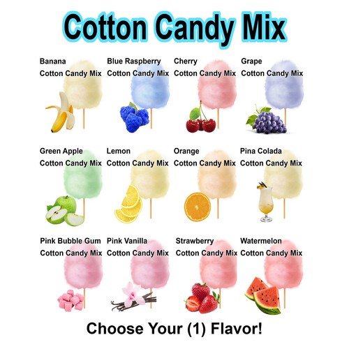 Cotton candy flavor packet - cotton, (1)