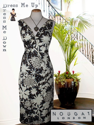 Nougat summer occasion dress - nougat,