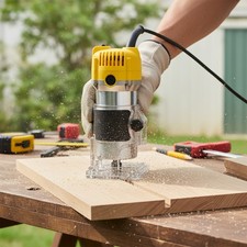 Electric 1-Click Trimmer Machine Engraving Machine Wood Milling Slotting Machine