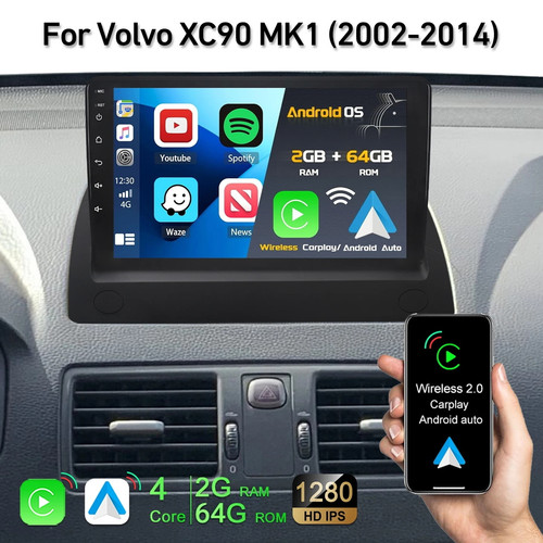 Apple carplay for volvo xc90 - 9"apple,