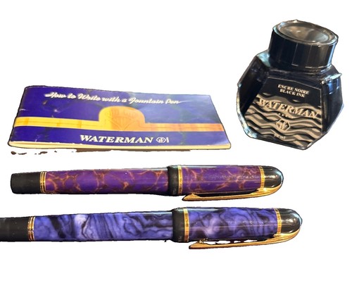 Waterman phileas purple - waterman, purple&blue