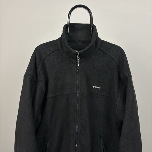 Schott mens fleece jacket - mens,