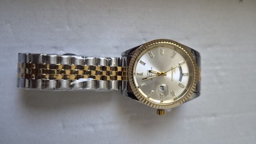 Mens stylish silver and - stylish, gold