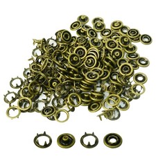 Durable Press Studs Poppers Heavy Duty Snap Fasteners for Leather Craft Projects