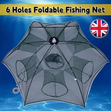 6 Holes Foldable Crab Net Trap
