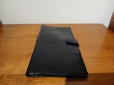 Debenhams black genuine leather ticket, passport and money wallet