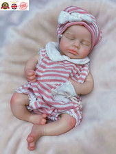 33cm Open Mouth Full Body Silicone Loulou Reborn Doll, Soft Touch Girl/Boy