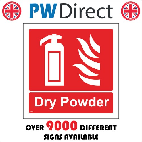 Sign dry powder - powder, fire