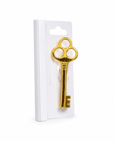 Gold key rings bar - &, magic