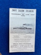 PADDLE STEAMER WAVERLEY SCARCE