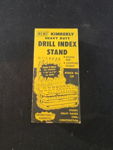 Vintage drill bit index bench - vintage,
