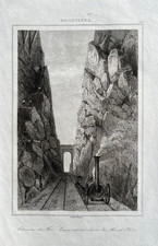 1842 Antique Print; Mount