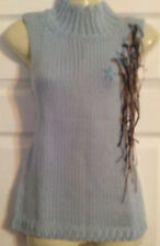 Ladies blue tank top jumper