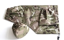 For SONY Range Waterproof EREBIS Print Camo Camera Lens Rain Cover Cap Pouch SET