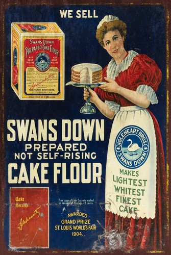Swans down cake - down, flour