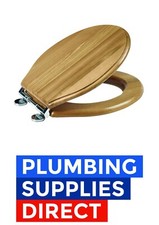 * Roper Rhodes - Greenwich Solid Oak Soft Close Traditional Toilet Seat