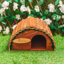 Wooden Hedgehog House Garden