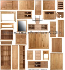 Solid Oak Bookcase Sideboard