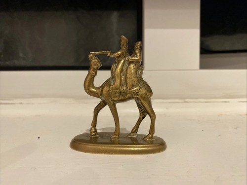 Antique brass decorative camel - brass,