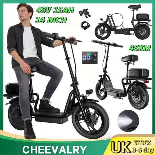Electric scooter w - scooter, w/seat