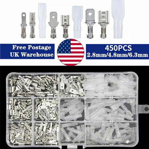 450pcs female male spade - female,