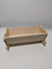 Plain Wooden Cradle 22cm